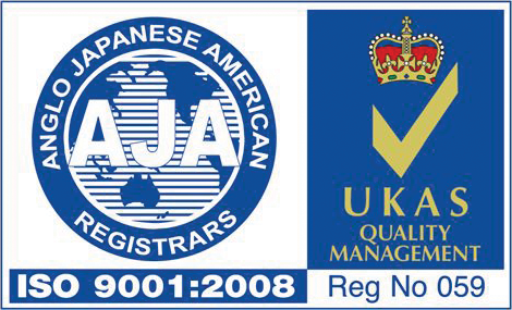 ISO 9001:2015 UKAS accredited