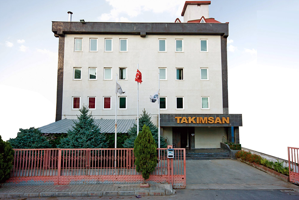 Takımsan precision engineering manufacturing facility in Hadımköy, Arnavutköy, Istanbul — established 1981, ISO 9001:2015 certified, producing PLATEX planetary roller extruders and gear cutting tools